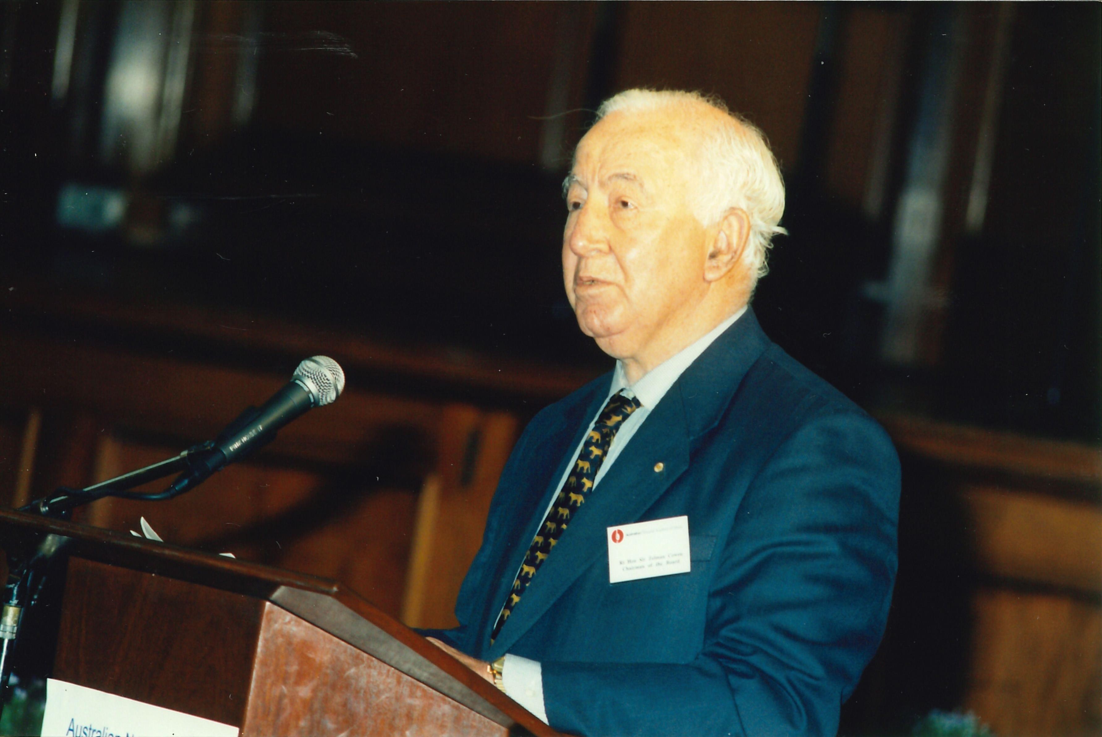 Sir Zelman Cowen (ANAM Chair, 1995-2001)